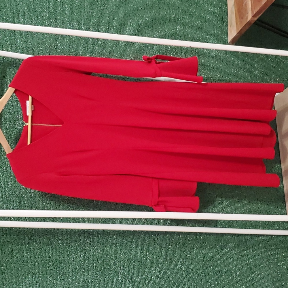 Red dress perfect for holidays